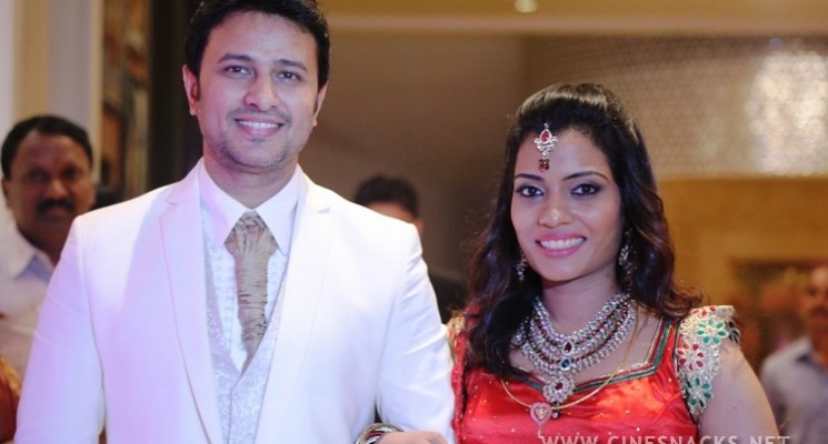 Actor Raja-Amritha Wedding Reception Stills