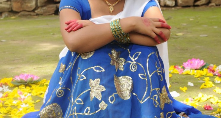 Greeshma New Stills in Half Saree