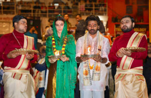‘தேரே இஷ்க் மே’ படத்திற்காக வாரணாசியை ஒளிரச் செய்த தனுஷ், க்ரிதி சனோன்